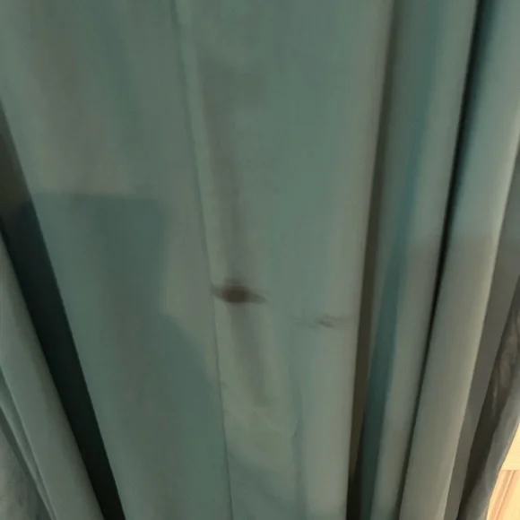 Dark Green Chiffon Maxi Dress Size 12 NWT Long Sleeve Formal Evening - Picture 9 of 9